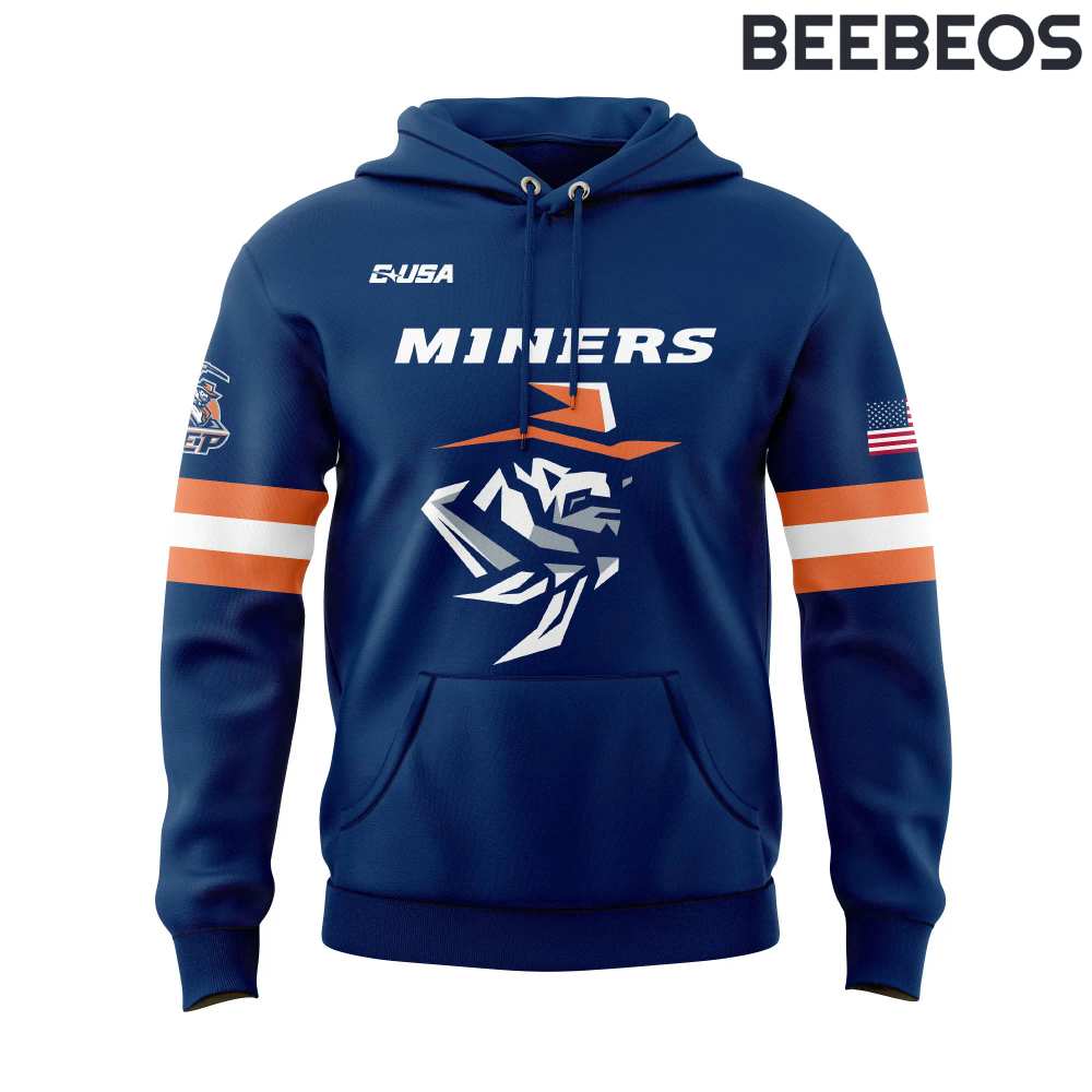 UTEP Miners Football Navy Navy Hoodie