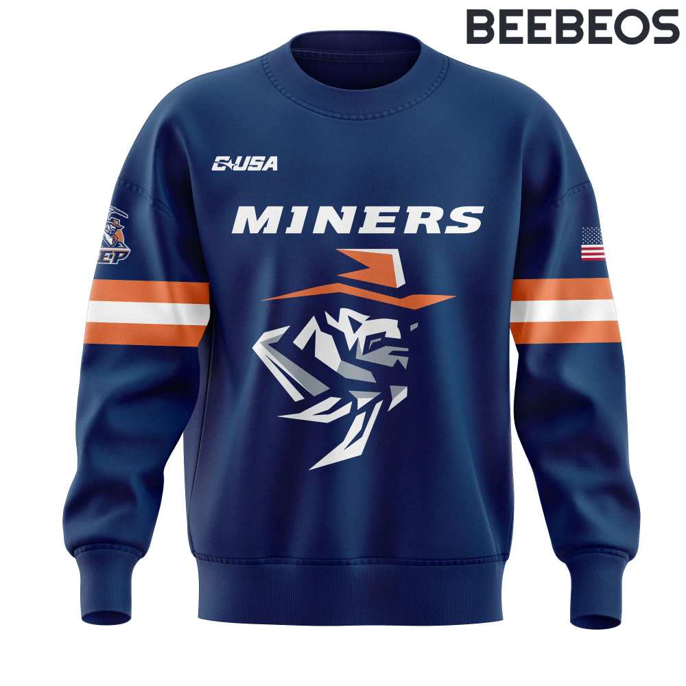 UTEP Miners Football Navy Navy Sweatshirt