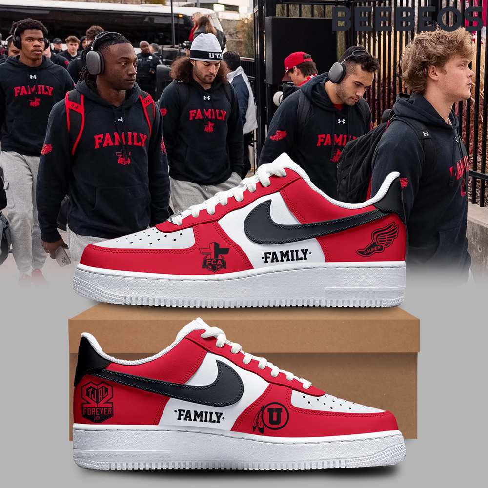 Utah Utes Family Forever Limited Edition Air Force 1 Shoes