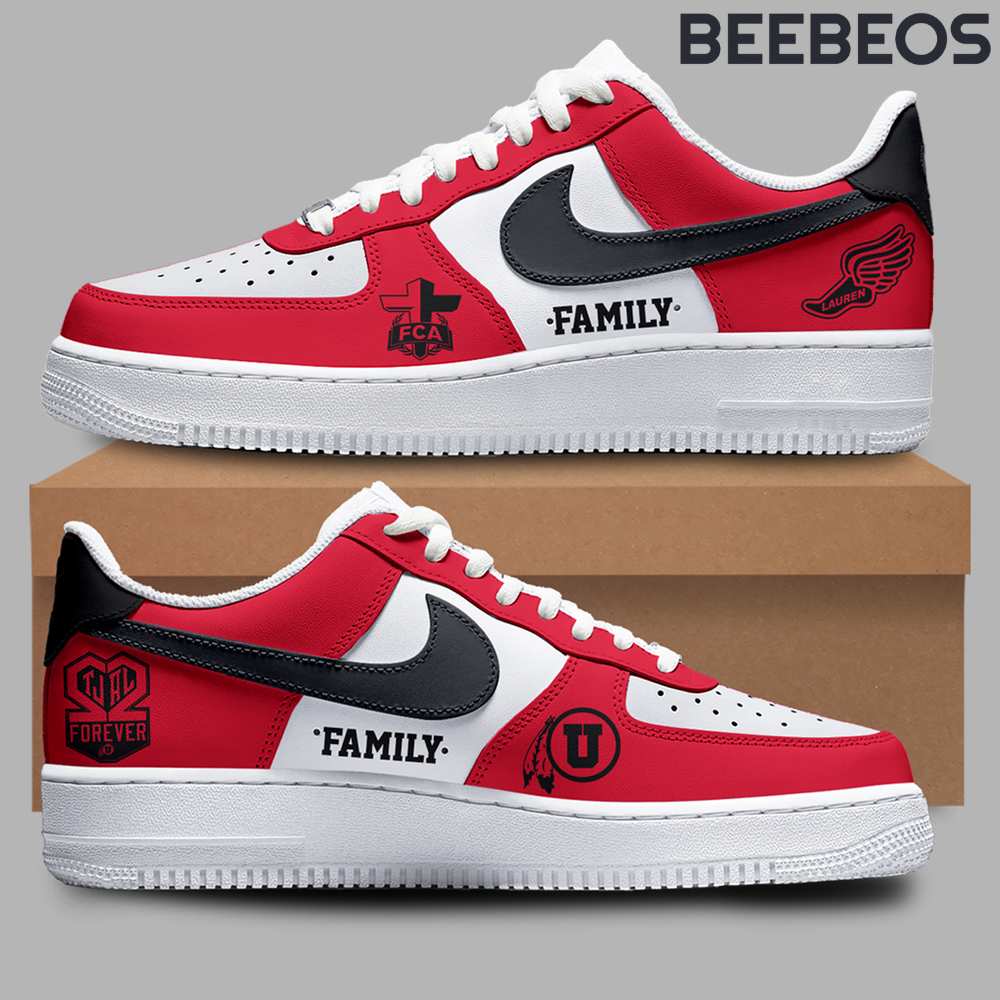 Utah Utes Family Forever Limited Edition Air Force 1 Shoes