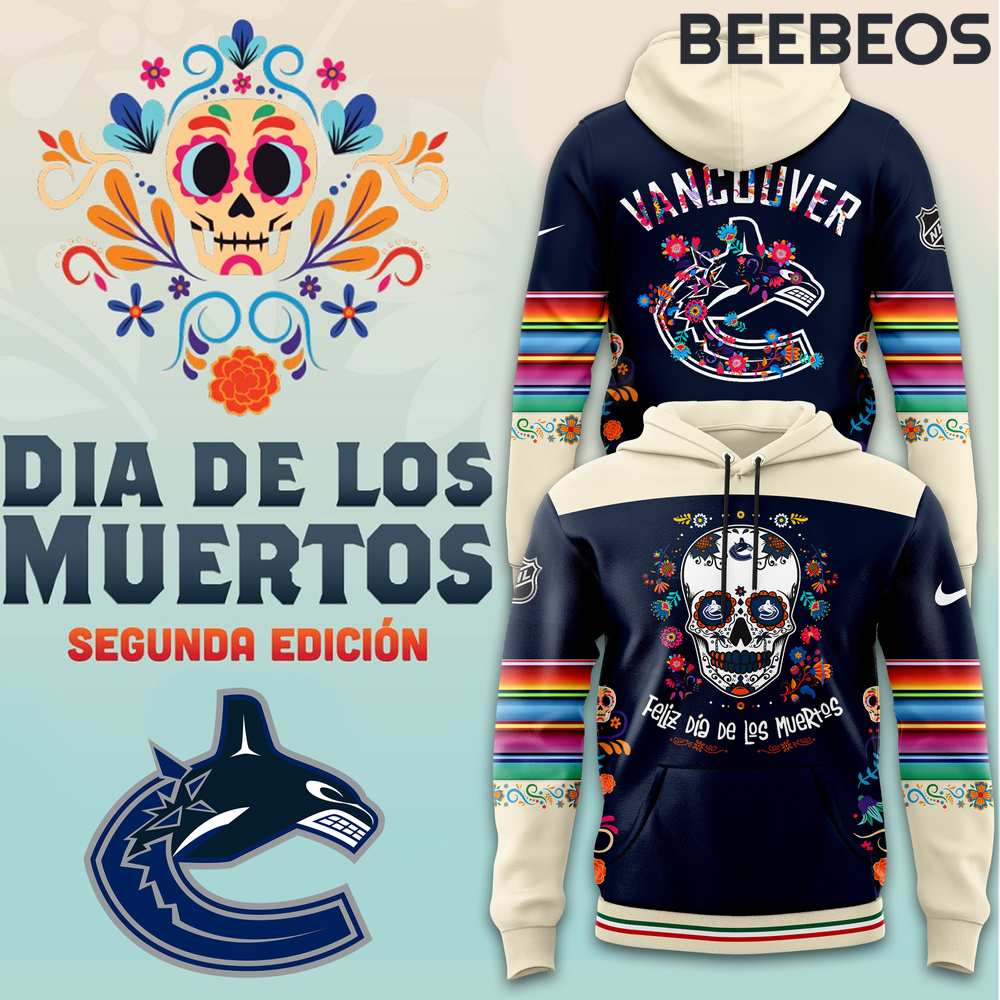 Vancouver Canucks NHL Dia De Los Muertos Limited Edition Hoodie