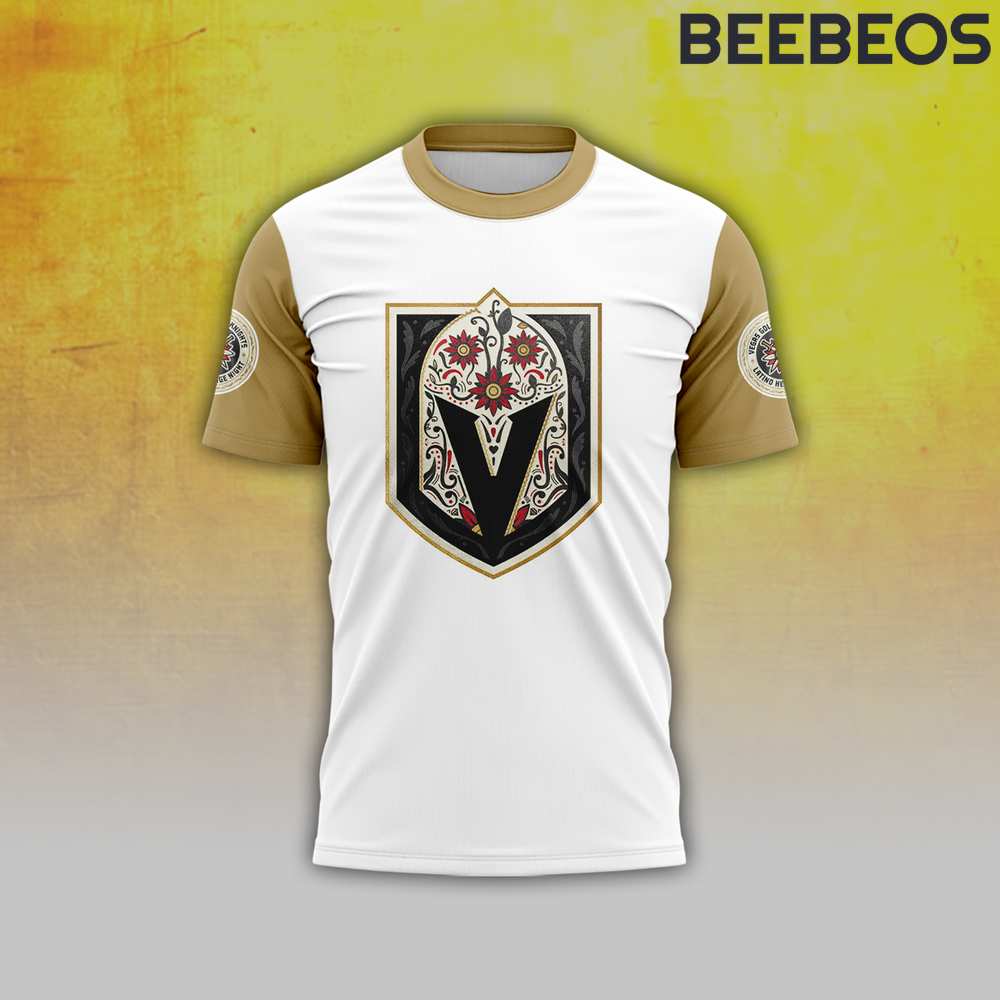 Vegas Golden Knights Dia De Los Muertos T-Shirt