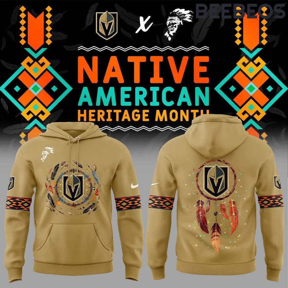 Vegas Golden Knights Native American Heritage Month Hoodie