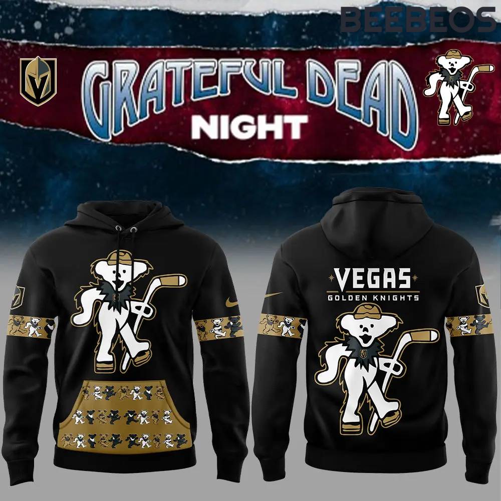 Vegas Golden Knights x Grateful Dead Black Hoodie