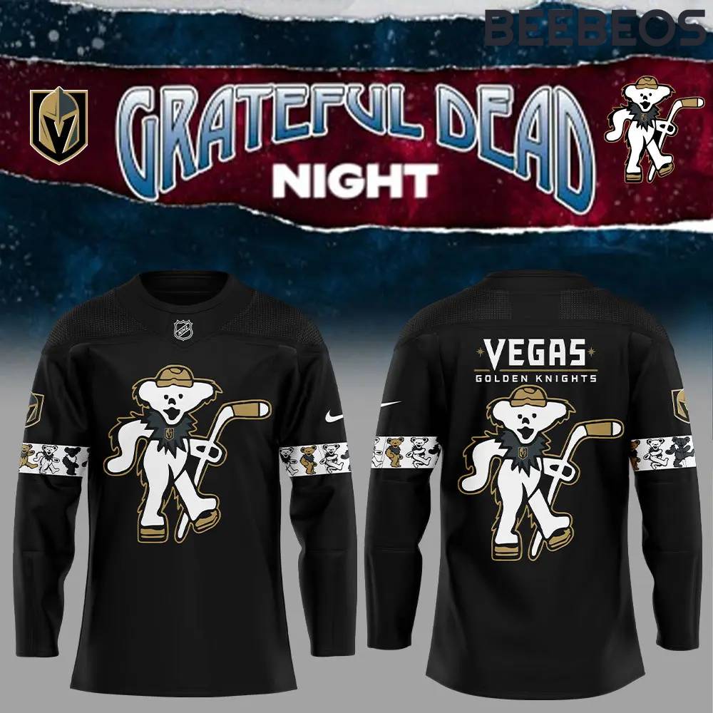 Vegas Golden Knights x Grateful Dead Black Jersey