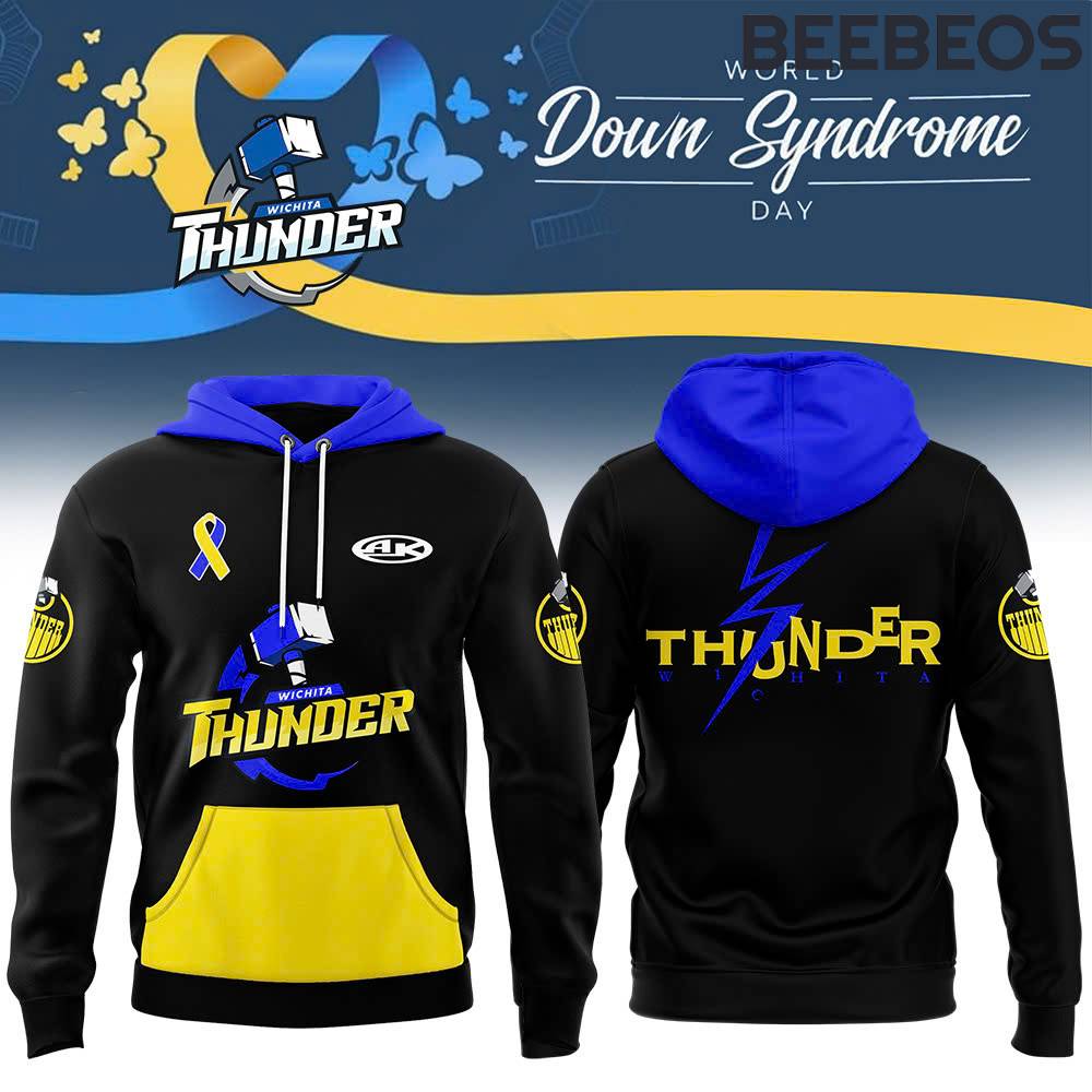 Wichita Thunder x World Down Syndrome Day Black Hoodie