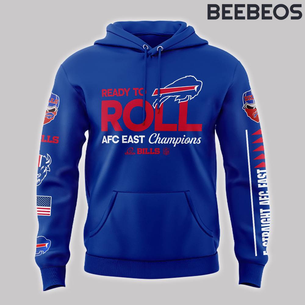 Buffalo Bills 5 Straight AFC East Division Champions Limited Edition Hoodie