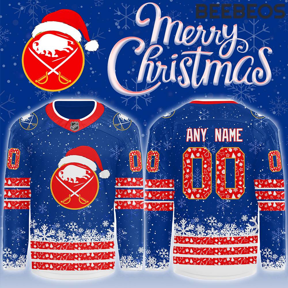 Buffalo Sabres 2024 NHL Merry Christmas Hockey Jersey