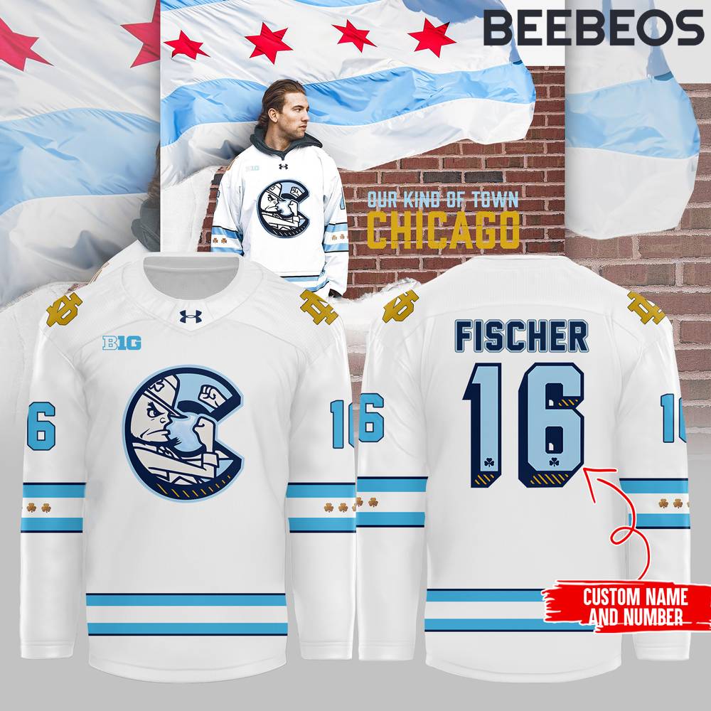 Chicago Cubs x Notre Dame Fighting Irish Special Edition Hockey Jersey