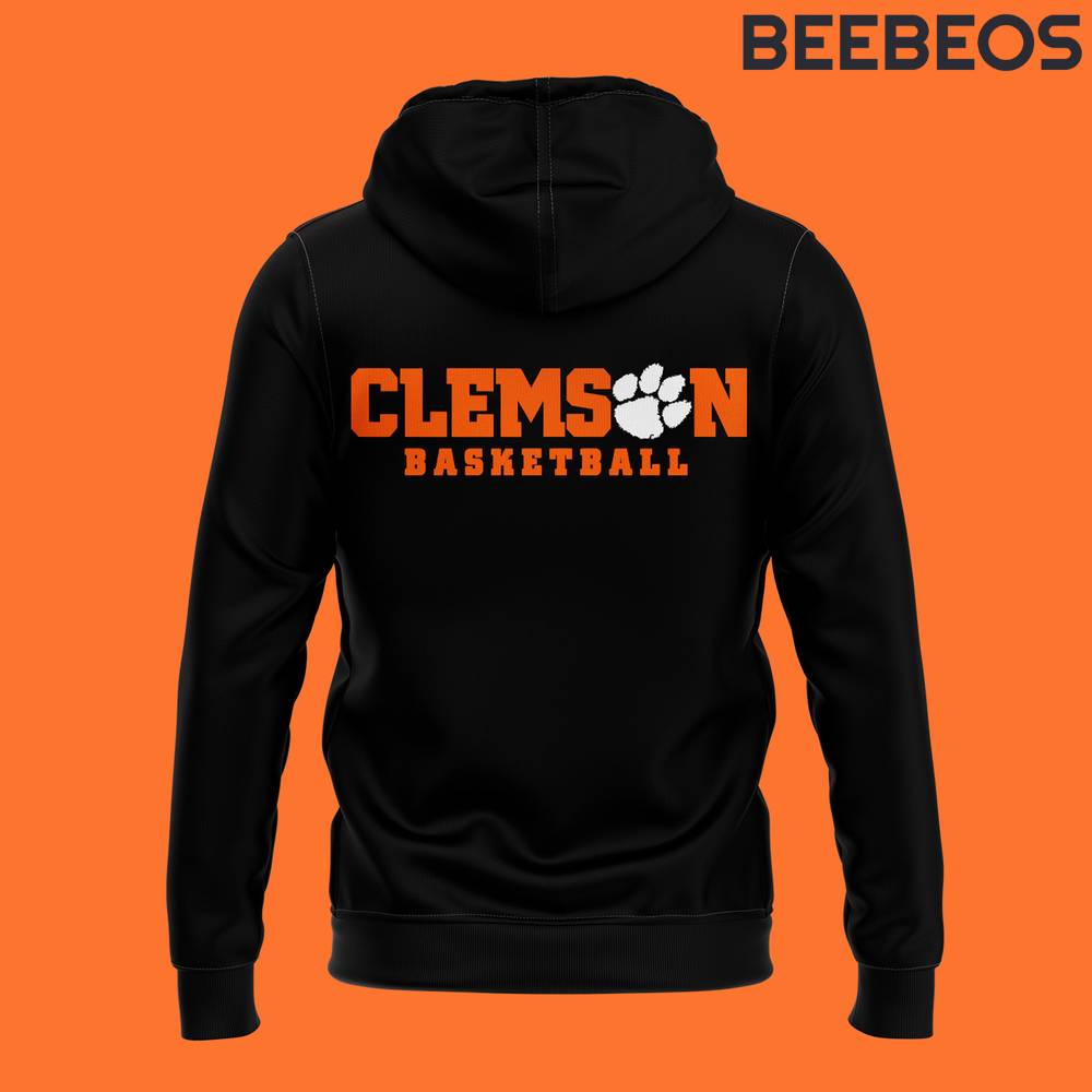 Clemson Tigers Basketball Grit After Dark Black Hoodie