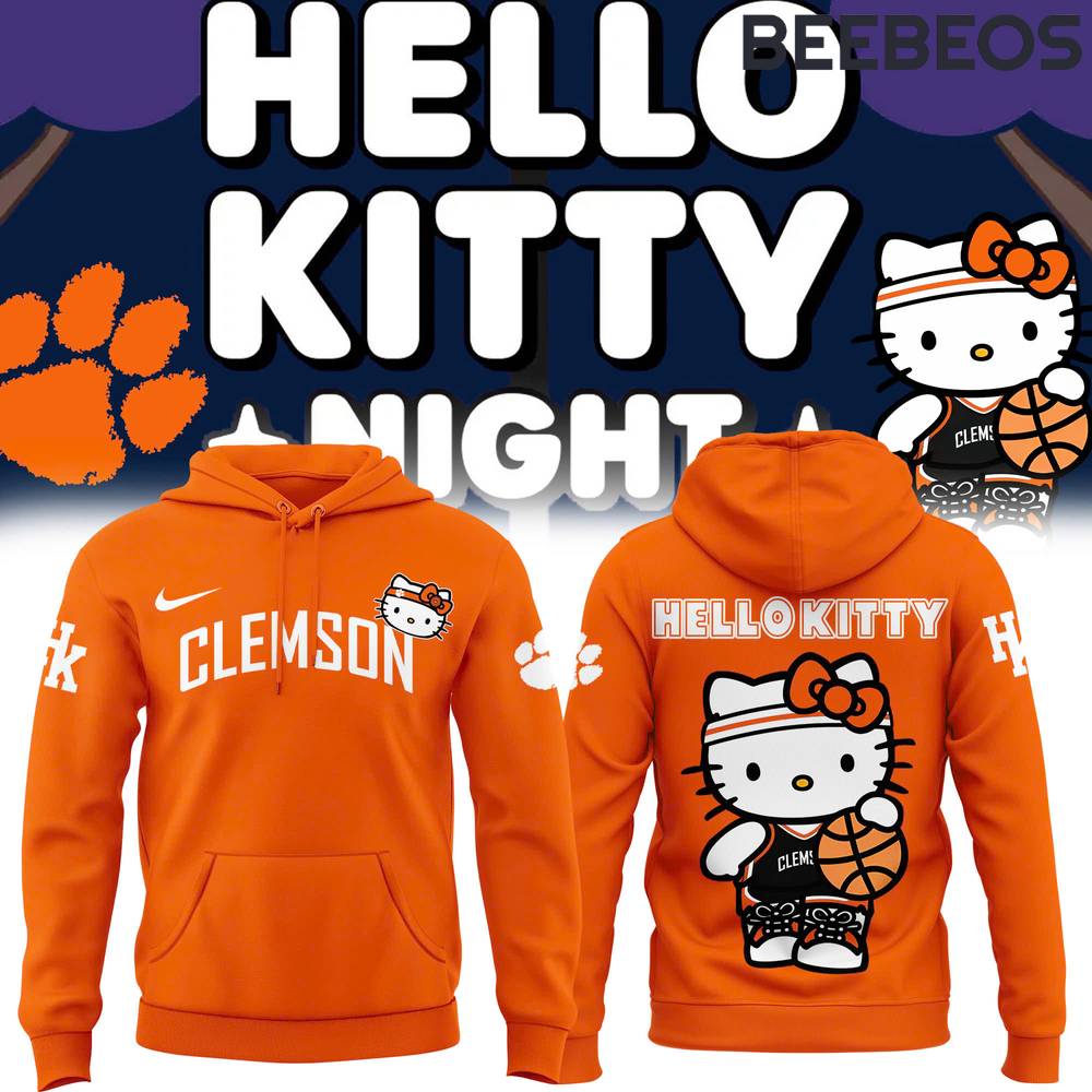 Clemson Tigers x Hello Kitty Orange Hoodie