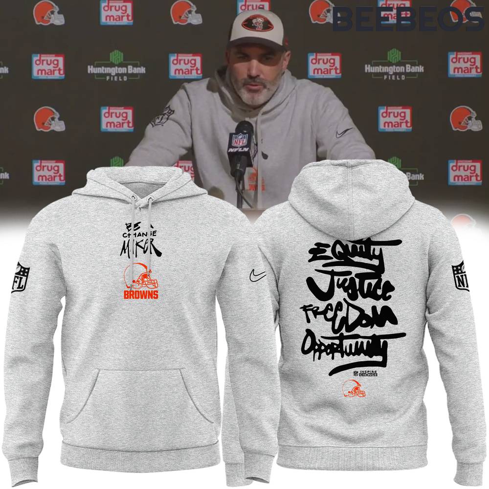 Cincinnati Bengals Be A Change Maker NFL Grey Hoodie