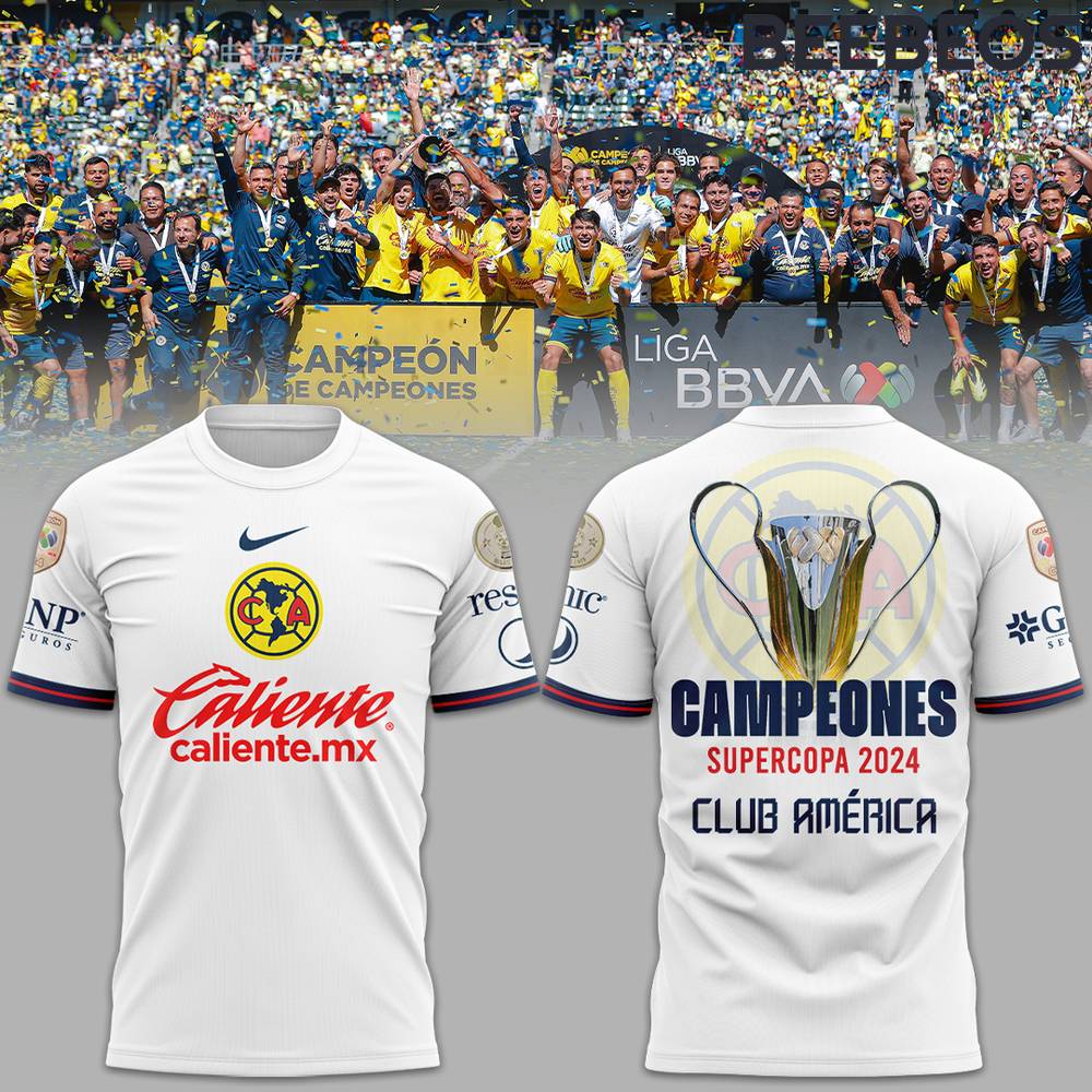 Club America Campeones Supercopa 2024 T-Shirt