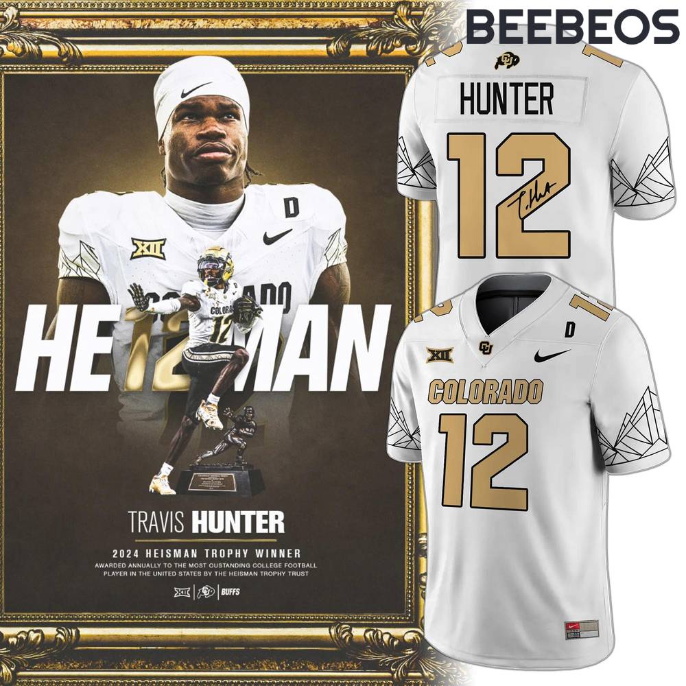 Colorado Buffaloes “Heisman Travis Hunter” Special Edition White Jersey