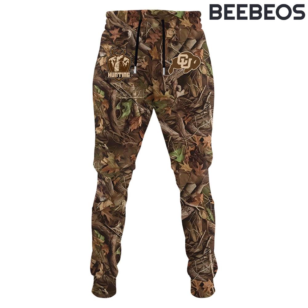 Colorado Buffaloes x Hunting Camo Limited Edition Hoodie Pants Cap