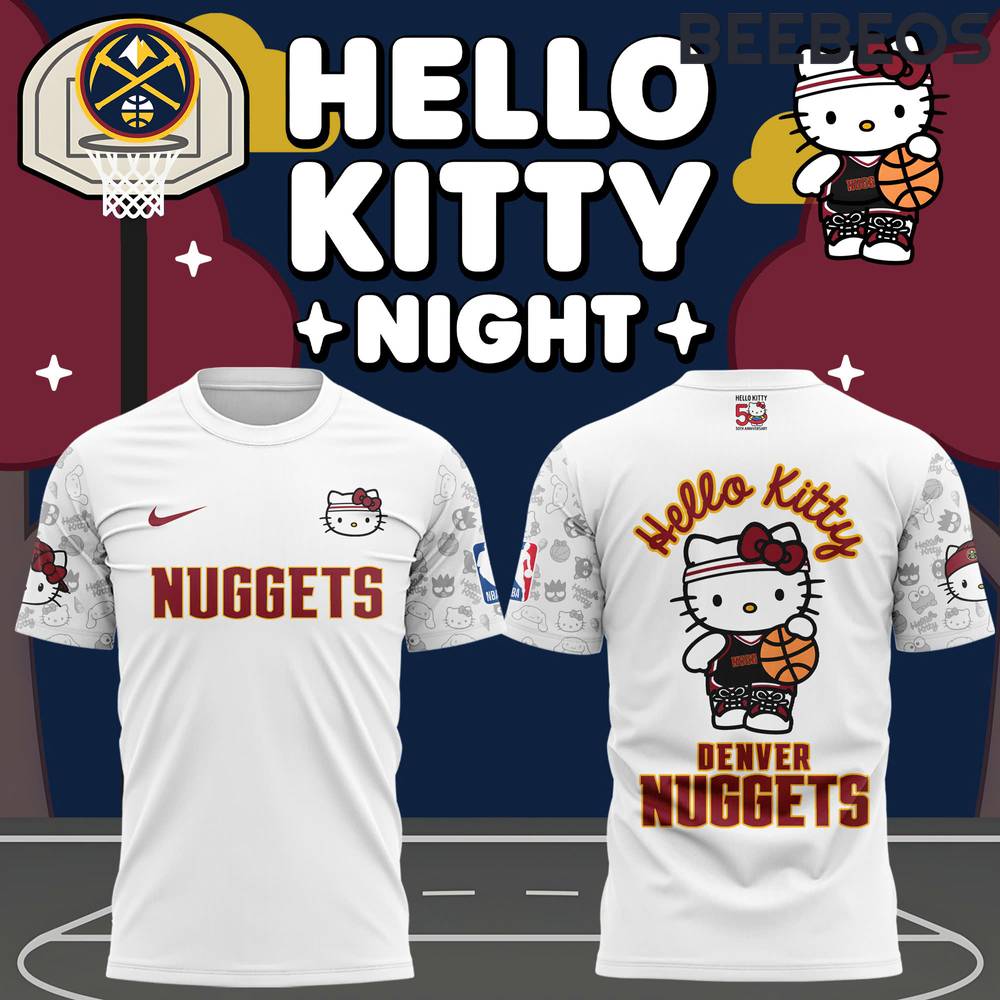 Denver Nuggets x Hello Kitty 50th Anniversary Special Edition Tee