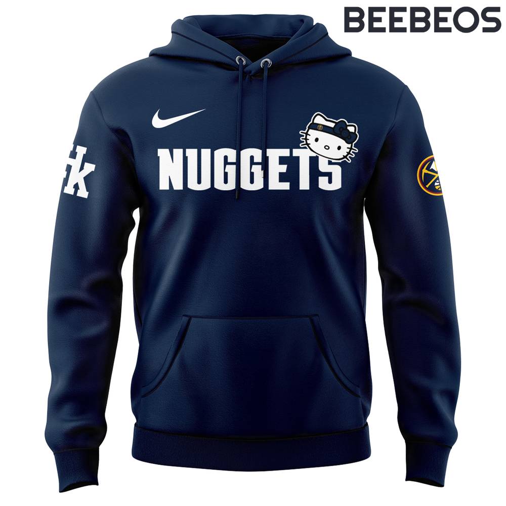 Denver Nuggets x Hello Kitty Special Edition Blue Hoodie