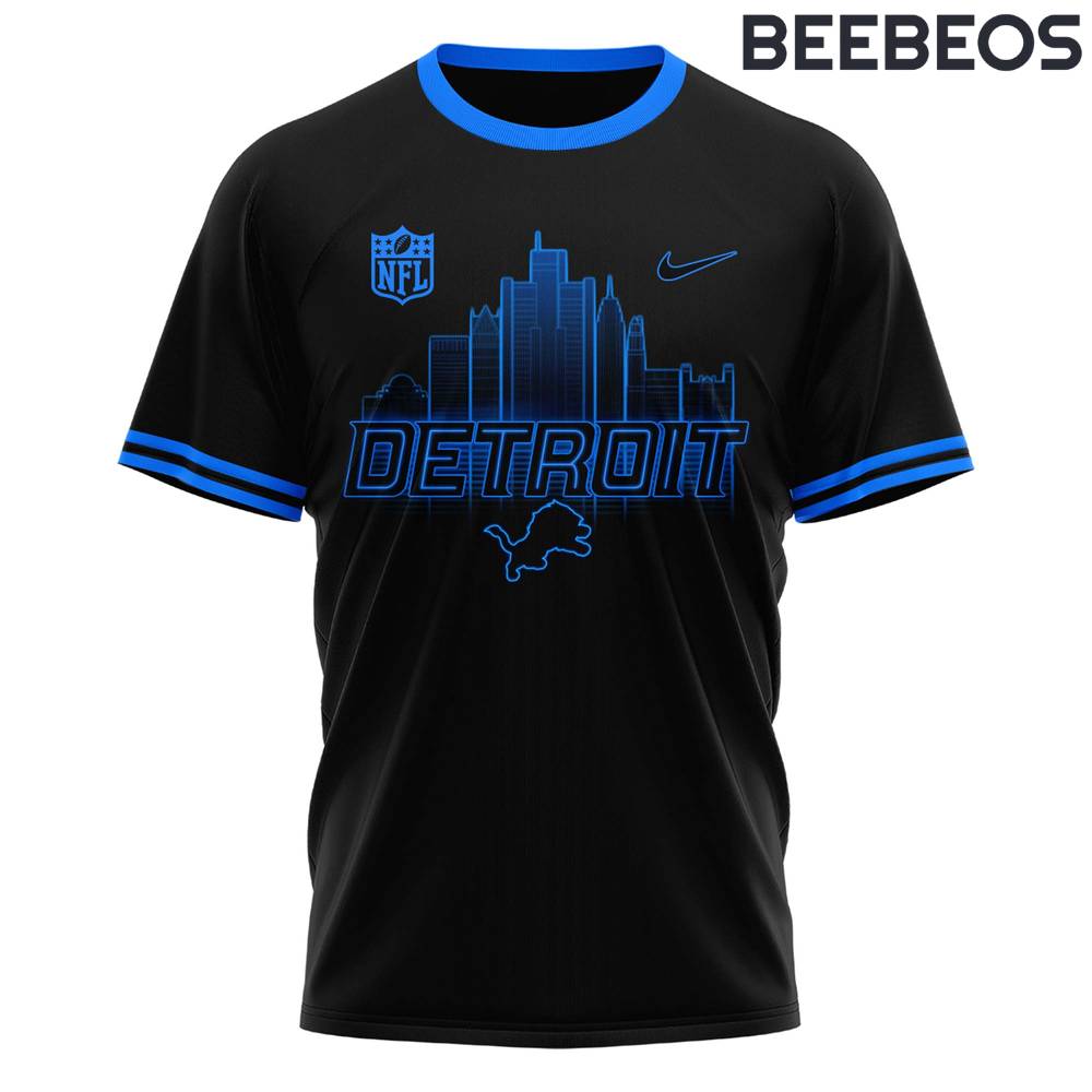 Detroit Lions Back In Black Special Edition T-Shirt