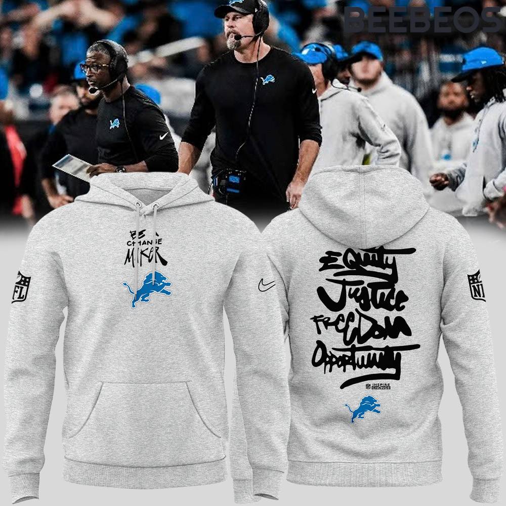 Detroit Lions Inspire Change Be A Change Maker NFL Hoodie