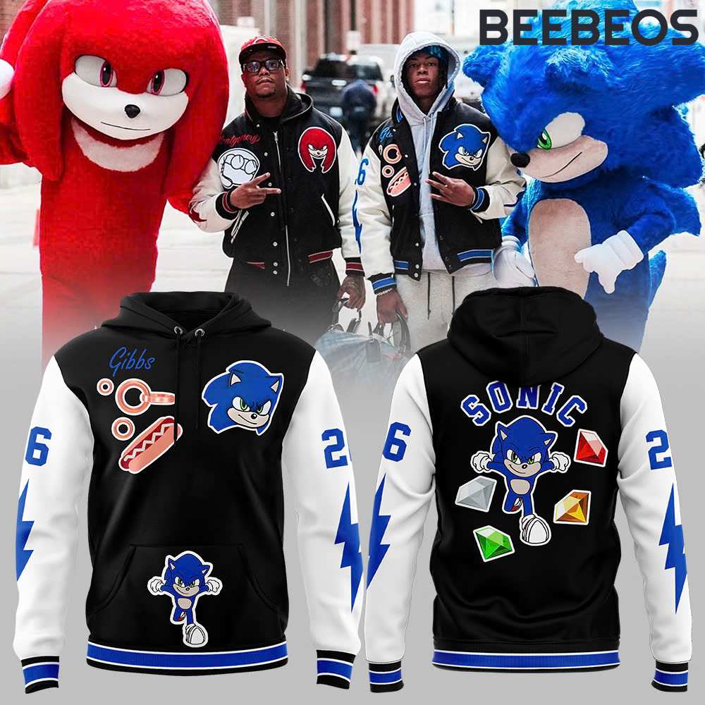 Detroit Lions Sonic & Knuckles Limited Edition Hoodie