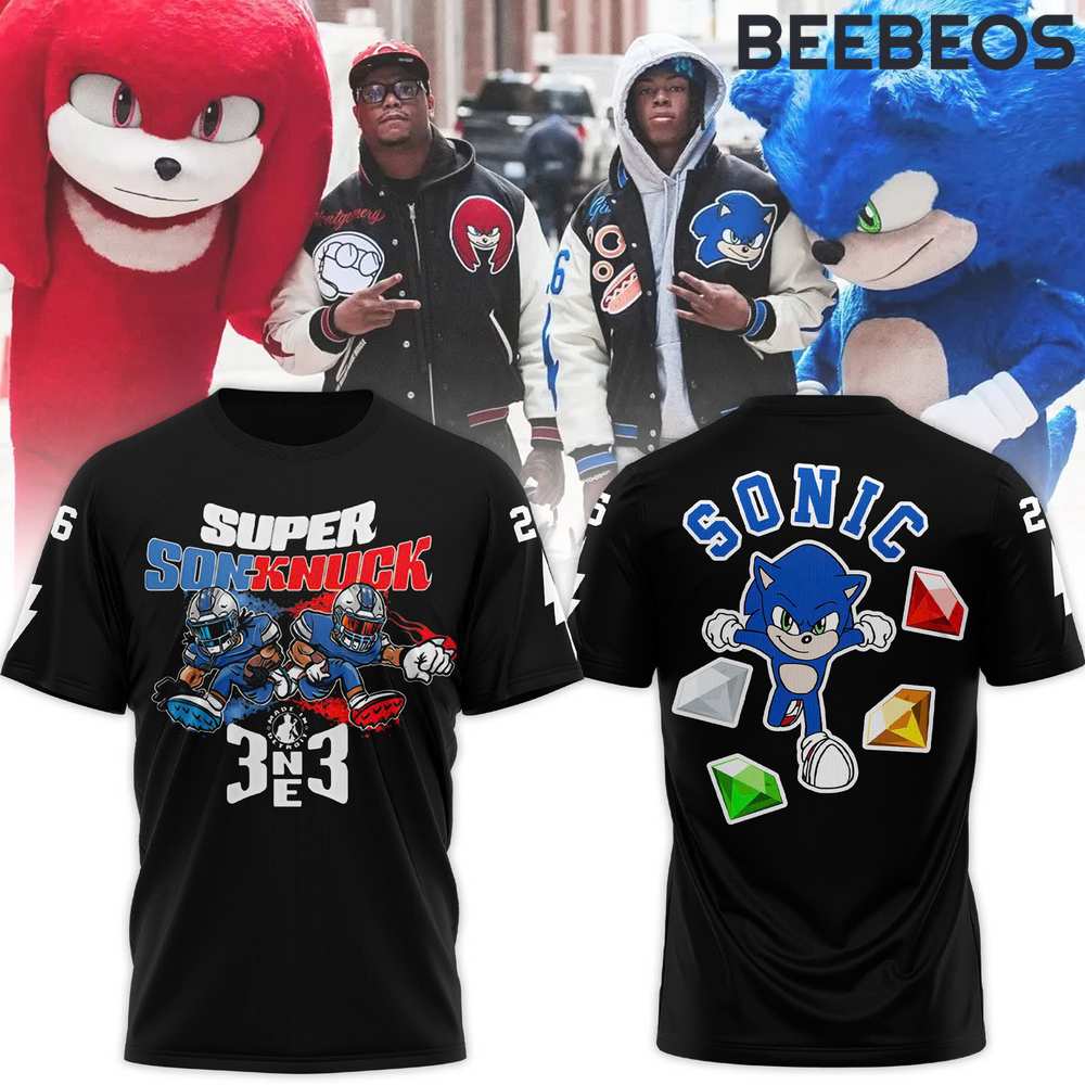 Detroit Lions Sonic & Knuckles Limited Edition Tee