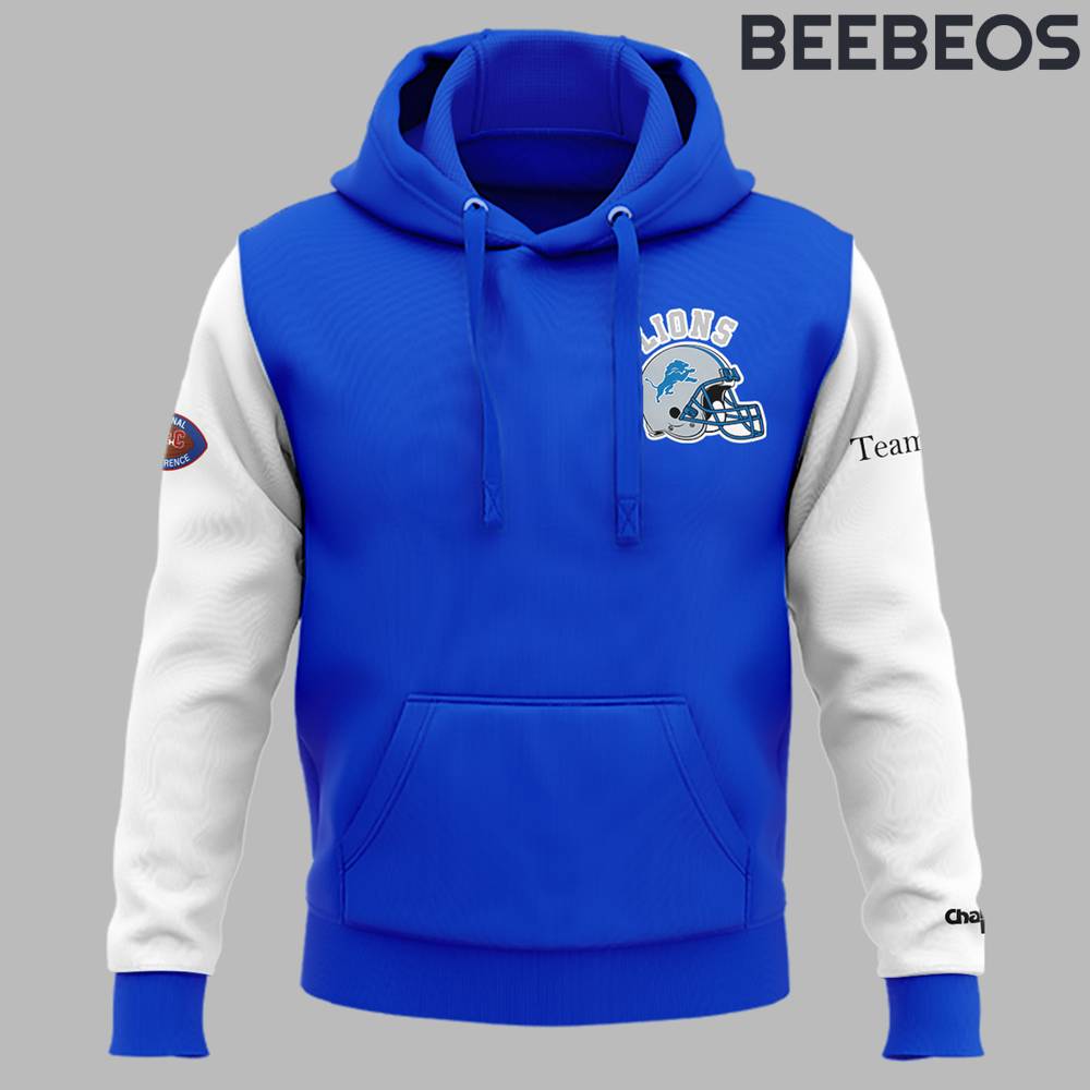 Detroit Lions x Shaboozey Baseball Blue Hoodie