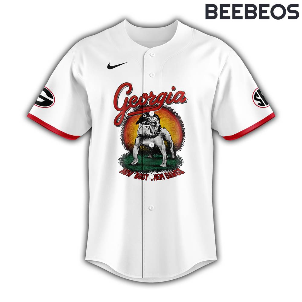 Georgia Bulldogs 100 Wins Signature Baseball Jersey