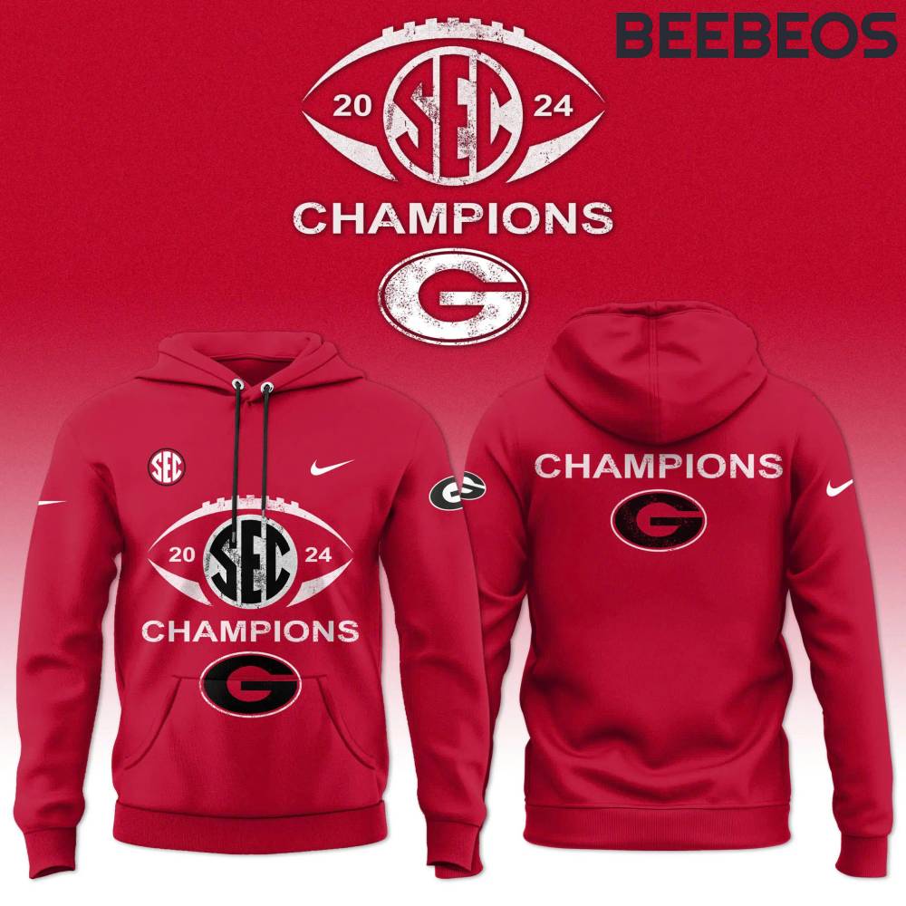 Georgia Bulldogs x Nike 2024 SEC Football Conference Champions Hoodie