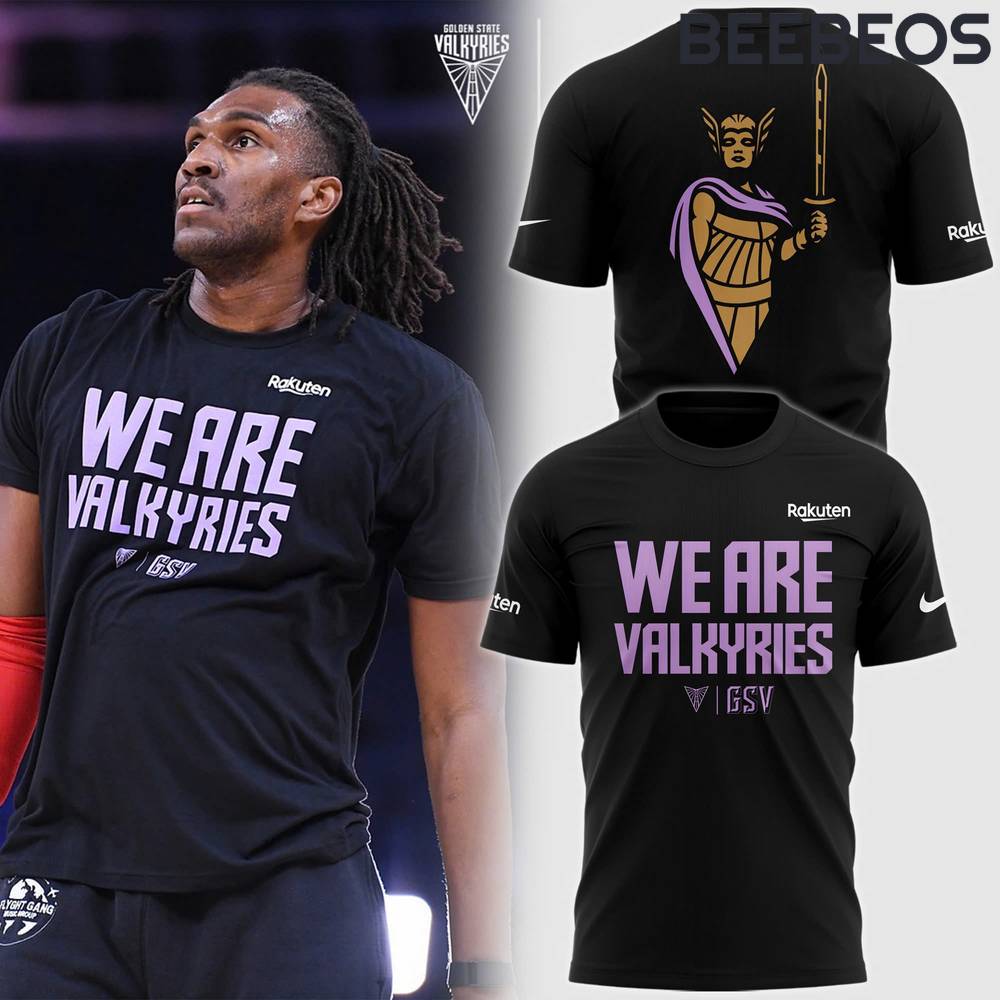 Golden State Valkyries We Are Valkyries Black Shirt