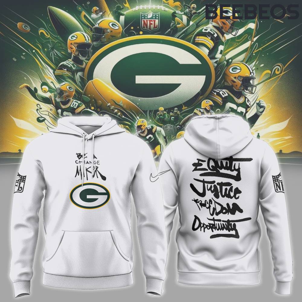 Green Bay Packers NFL Be A Change Maker Hoodie