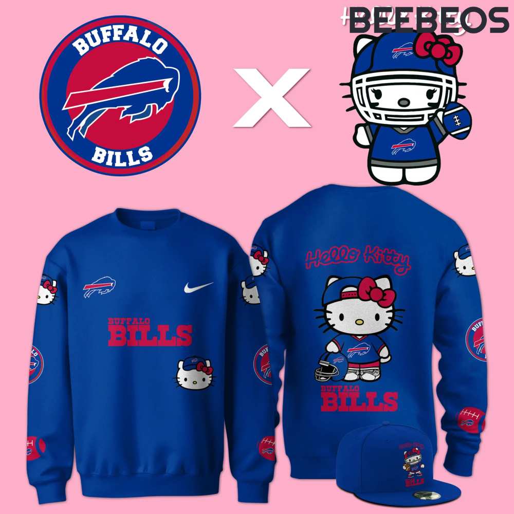 Hello Kitty x Buffalo Bills New Season Sweatshirt