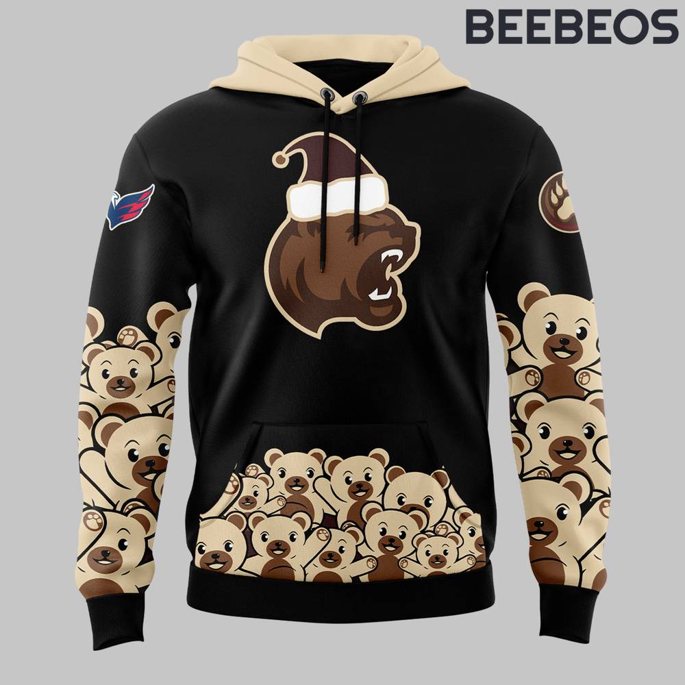 Hershey Bears x Teddy Bear Toss AHL Special Edition Black Hoodie