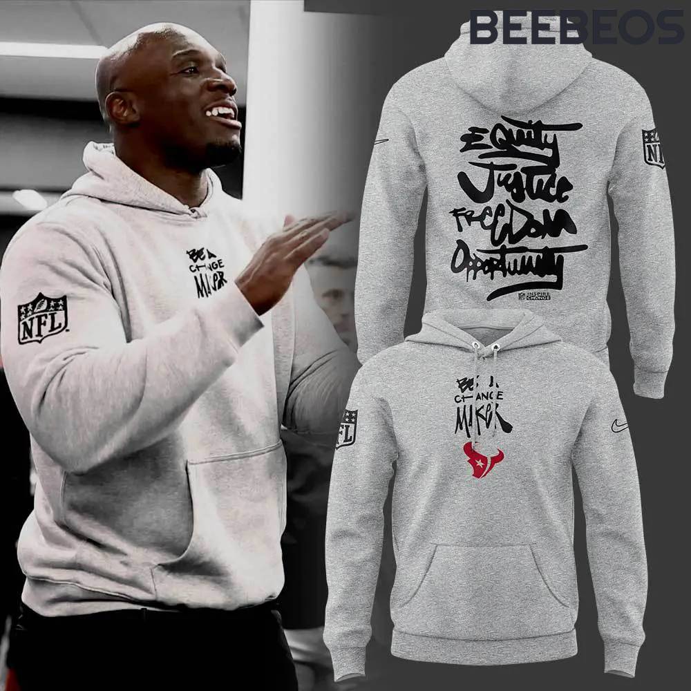 Houston Texans Inspire Change Be A Change Maker NFL Hoodie