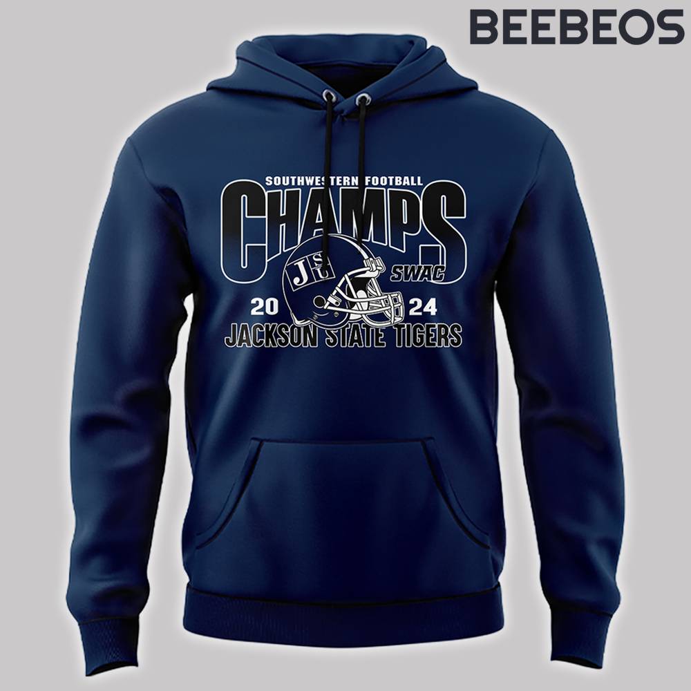 Jackson State Tigers Southwestern Football Champs 2024 Hoodie