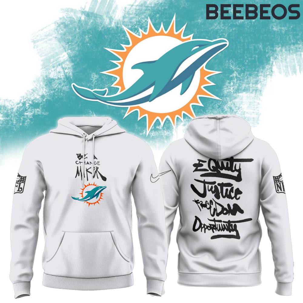 Miami Dolphins NFL Be A Change Maker Hoodie