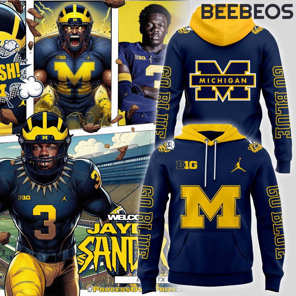 Michigan Wolverines Football 2024 “Go Blue” Hoodie