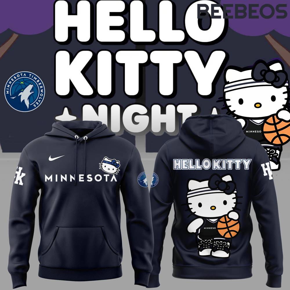 Minnesota Timberwolves x Hello Kitty Limited Edition Hoodie