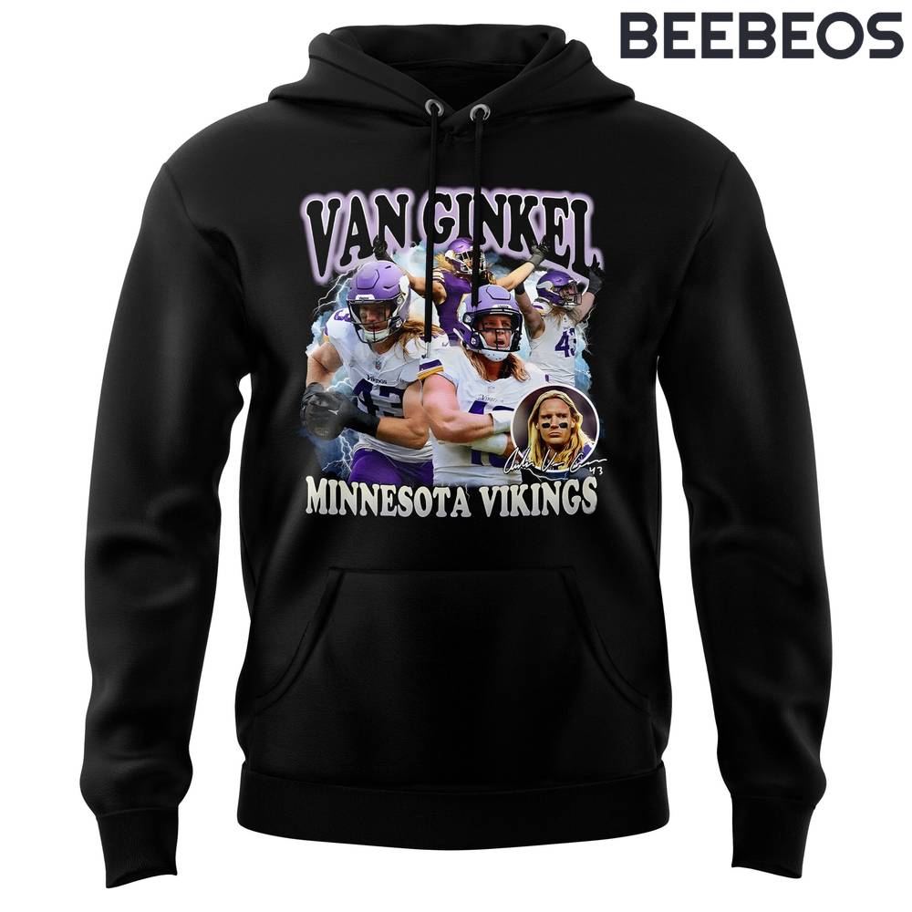 Minnesota Vikings Van Ginkel Black Hoodie