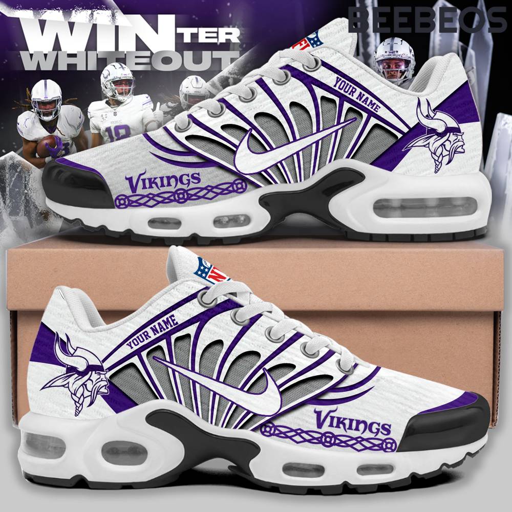 Minnesota Vikings Winter Warrior Special Edition Personalized Air Max Shoes