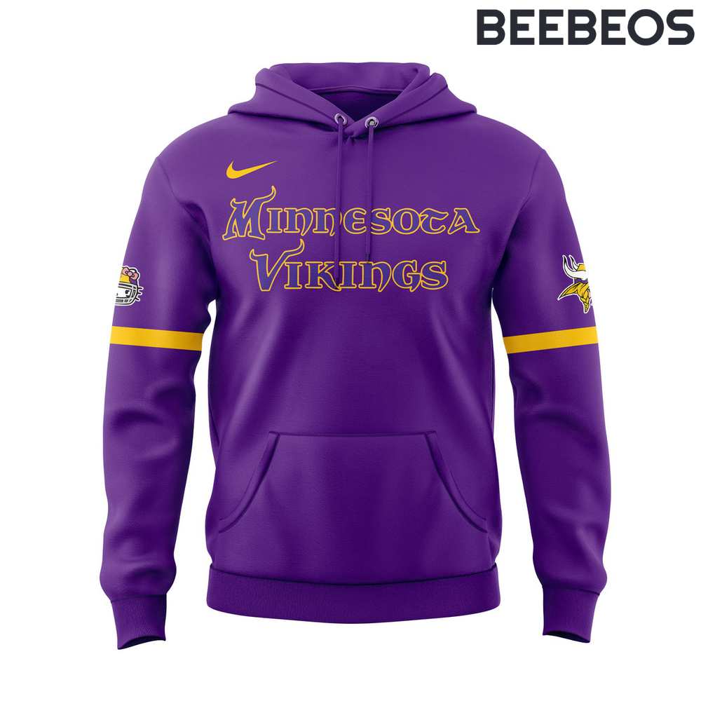 Minnesota Vikings x Hello Kitty Purple Hoodie