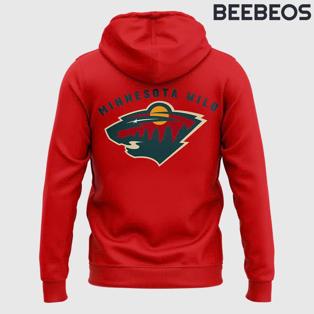 Minnesota Wild Captain Spurgeon Red Hoodie