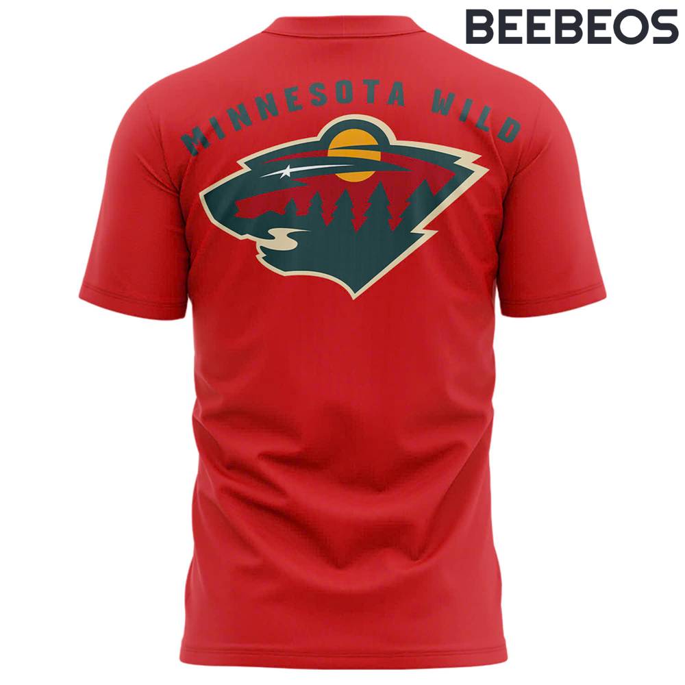 Minnesota Wild Captain Spurgeon Red Shirt