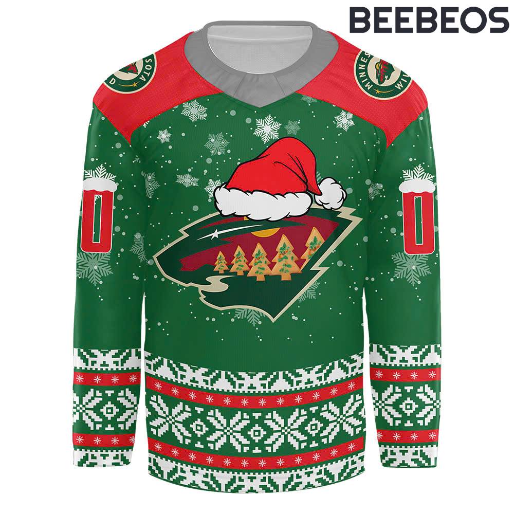 Minnesota Wild Merry Christmas Hockey Jersey