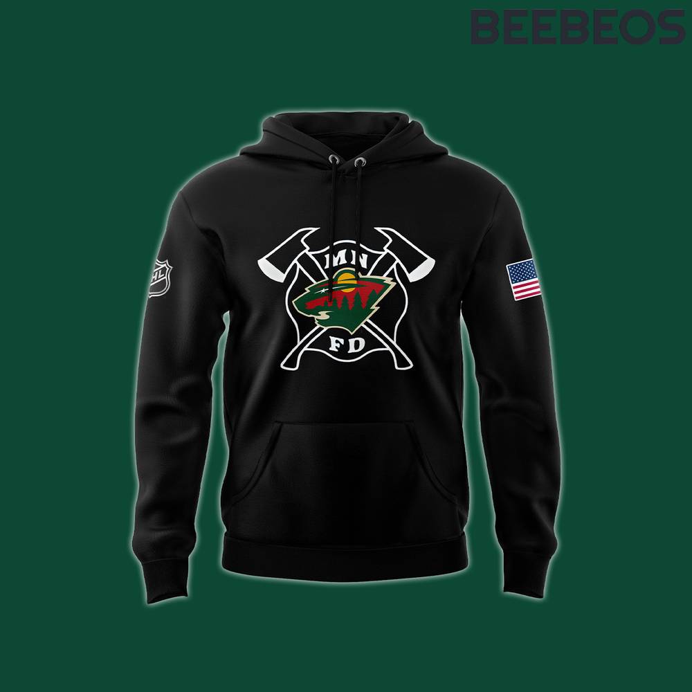 Minnesota Wild x 2024 Firefighter Appreciation Night Hoodie