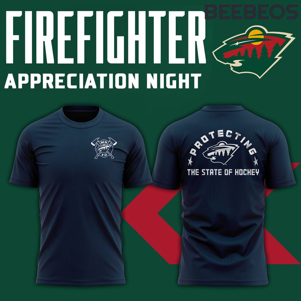 Minnesota Wild x 2024 Firefighter Appreciation Night Shirt