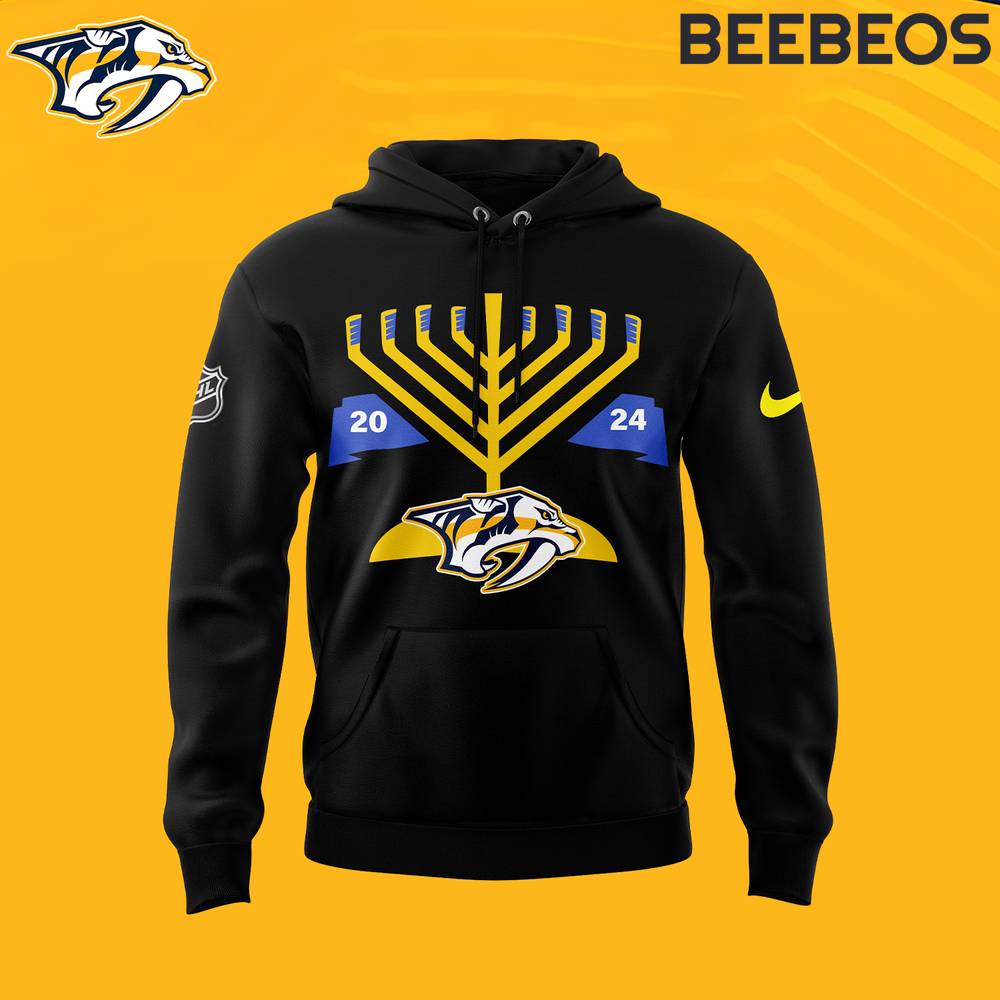 Nashville Predators x Jewish Community Night Premium Limited Hoodie