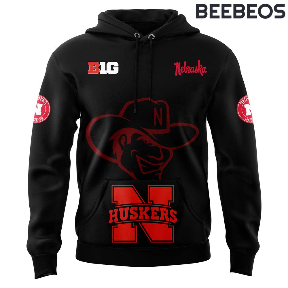 Nebraska Cornhuskers Go Big Red Special Edition Black Hoodie