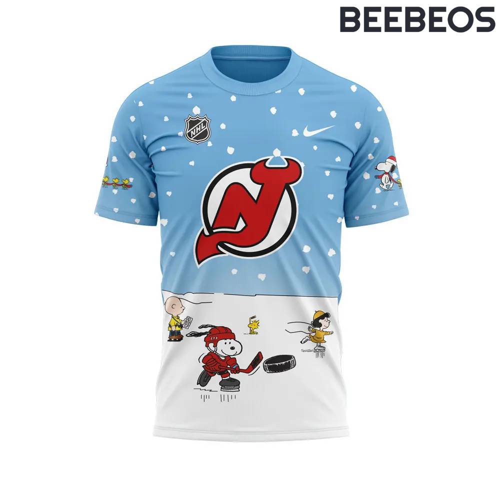 New Jersey Devils Peanuts & Snoopy Night Shirt