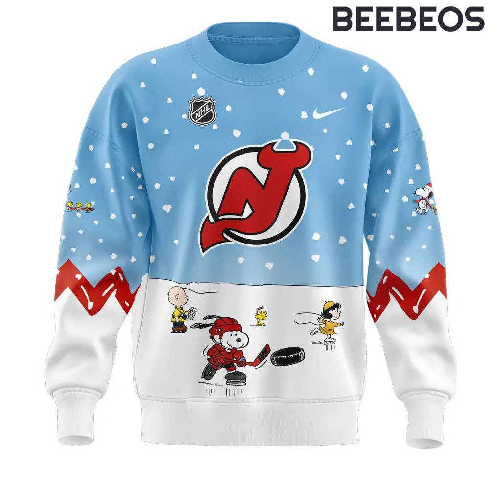 New Jersey Devils Peanuts & Snoopy Night Sweatshirt