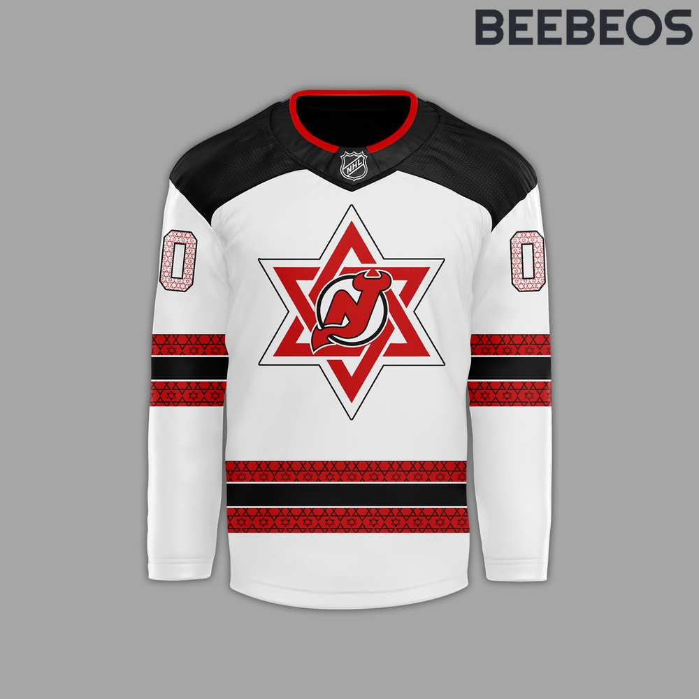 New Jersey Devils x Jewish Heritage Night White Jersey